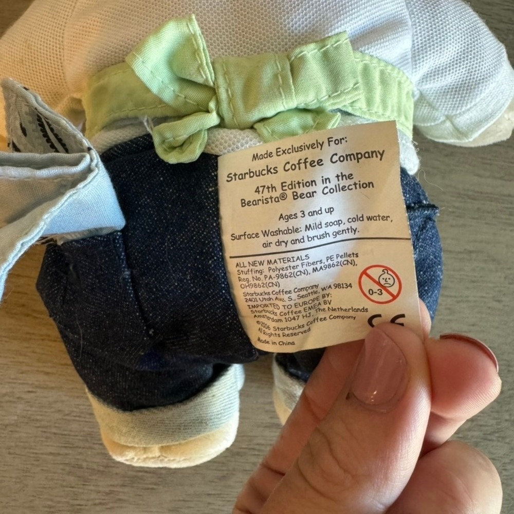 Starbucks Bearista Bear 47th Edition Gardener Plush Collectible Toy‎ - Picture 4 of 4